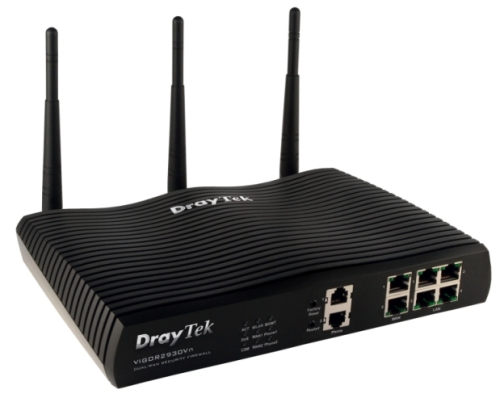 DRAYTEK VIGOR2930Vn- RUTEADOR VPN/VoIP/WIRELESS n/ 2 PUERTOS WAN/4 PUERTOS LAN