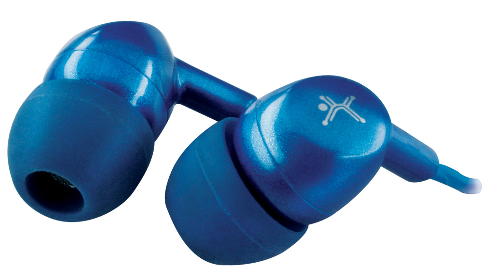 AUDIFONOS - COLORS- AZULES. AUDIFONOS INTRAURALES, COMPACTOS. CONECTOR 3.5MM