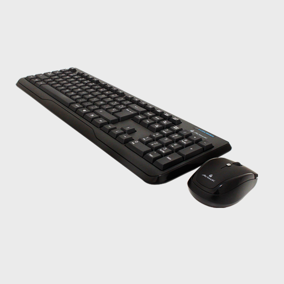 KIT TECLADO Y MOUSE INALAMBRICOS. SLIM DEKTOP AT-DSK500RF