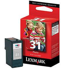 TINTA (31) NEGRO FOTOGRAFICO LEXMARK REND. STANDAR P/S5250, X5270, X5470, X3350, X7170, Z812, P315,