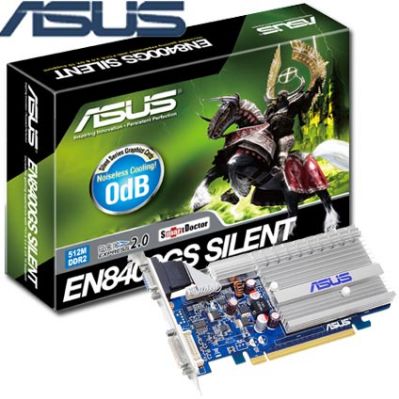 TARJETA DE VIDEO ASUS NVIDIA EN8400GS/DI/512MD2(LP) DDR2 512MB VGA DVI HDMI