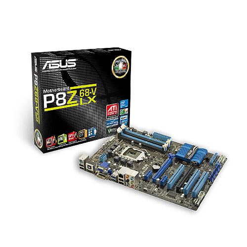 ASUS MB P8Z68-V LX LGA1155 Z68 DDR3 PCIE SATA HDMI/DVI ATX10c