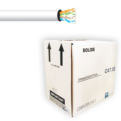 BOLIDE CABLEUTP5B- CABLE UTP BLANCO CATEGORIA 5E/ BOBINA 305