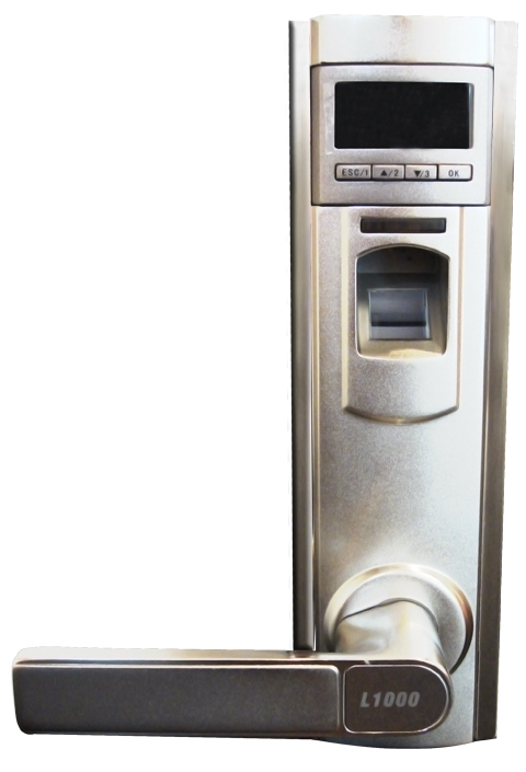 ZK TAC6004(L1000PI)-CERRADURA BIOMETRICA PLATEADA IZQUIERDA