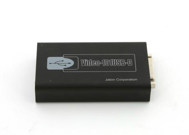 Jaton USB 2.0 a DVI-I del adaptador de vídeo externo VIDEO-101USB-D
