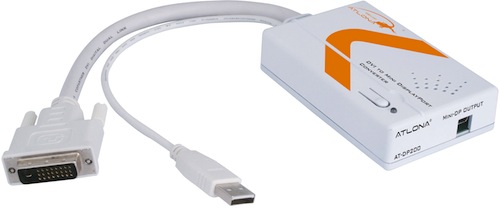 ATLONA DVI a Mini DisplayPort convertidor AT-DP200 interfaz DVI