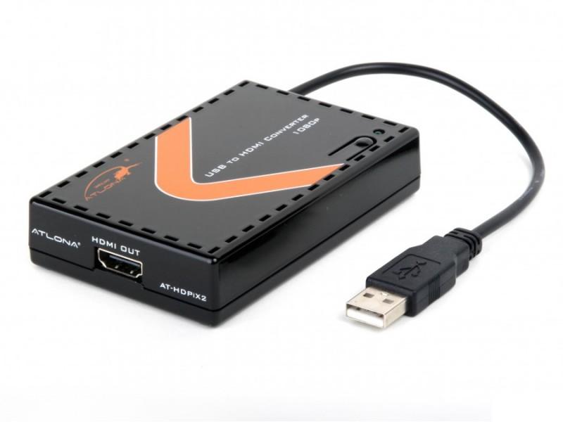 ATLONA USB a HDMI 1080p convertidor AT-HDPIX2