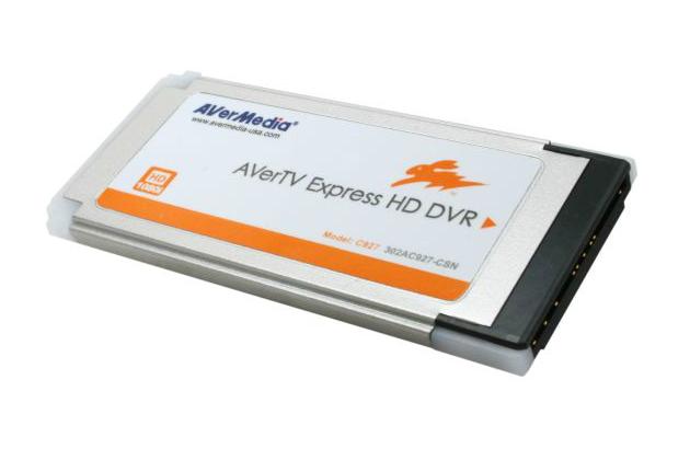 AVerMedia AVerTV Express HD DVR MTVEXHDVR interfaz ExpressCard