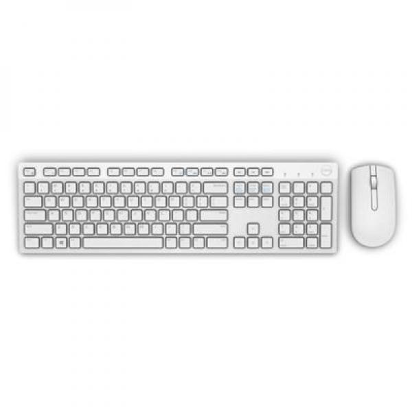 Dell KM636 Wireless Keyboard and Mouse (White)
