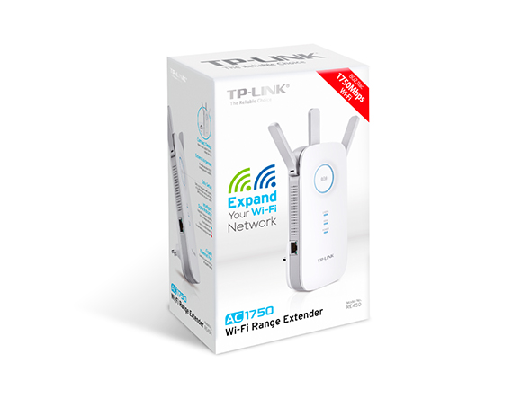 REPETIDOR WI-FI TP-LINK RE450 DOBLE BANDA GIGABIT AC1750