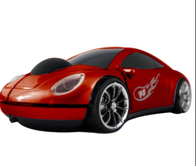 MOUSE USB AUTO FERRARI ROJO USB