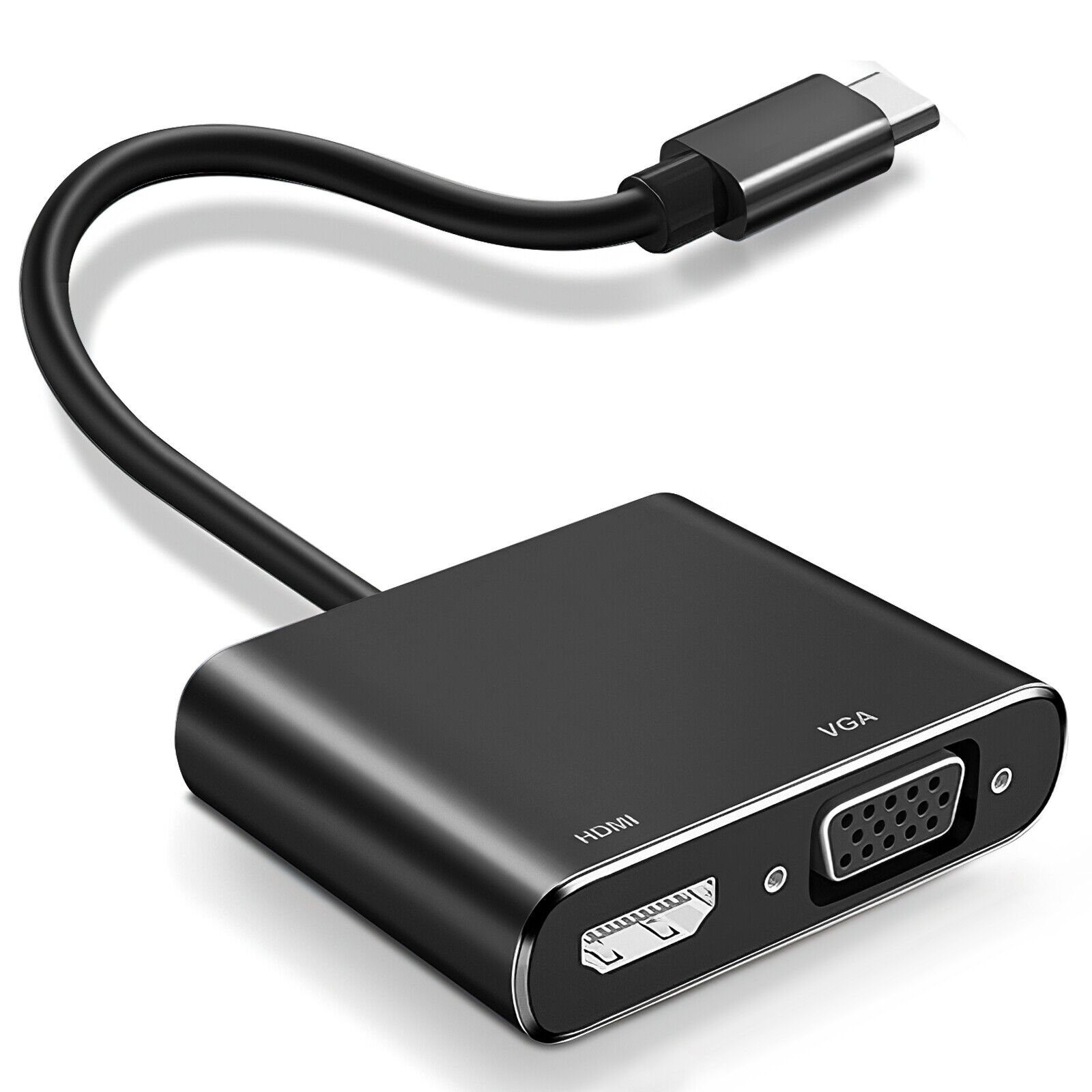 ADAPTADOR USB C A HDMI VGA USB TIPO C A VGA HDMI ADAPTADOR HUNDERBOLT 3 VGA