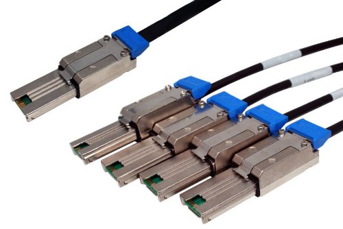 Data Storage Cables, p/n C5656X4-1M: Mini SAS - Mini SAS x 4, 1M, Universal Key