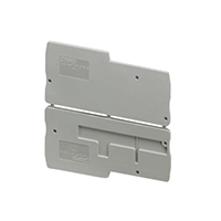 CONN TERM BLK END PLATE GRAY | PHOENIX | 3244575