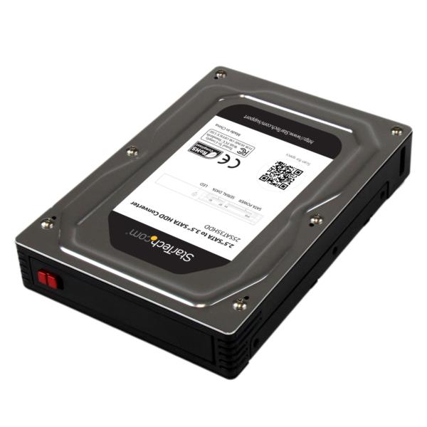 Gabinete Adaptador de Disco Duro o SSD SATA de 2.5" de hasta 12.5mm de Altura para Bahía de 3.5"