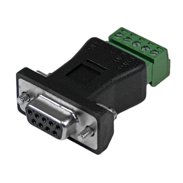 Adaptador de Serial RS422 RS485 DB9 a Bloque de Terminales