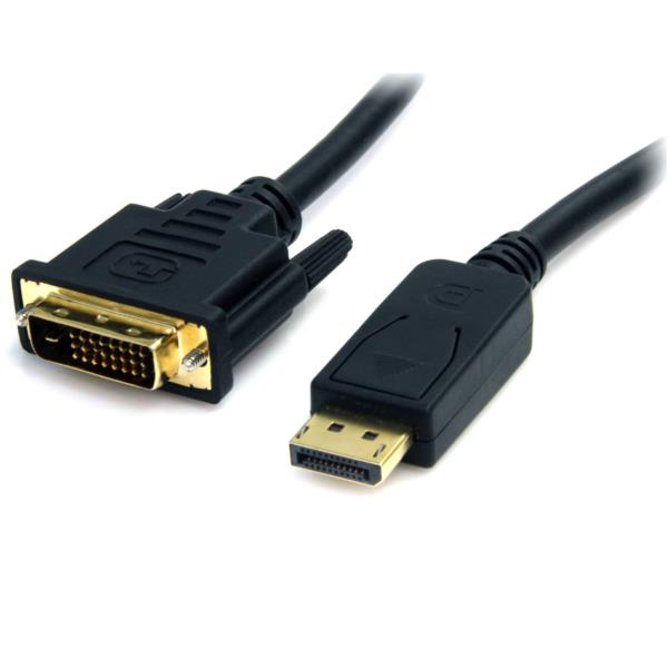 Cable 1.8m Adaptador de Video DisplayPort® a DVI - Convertidor DP - Hasta 1920x1200 - Pasivo