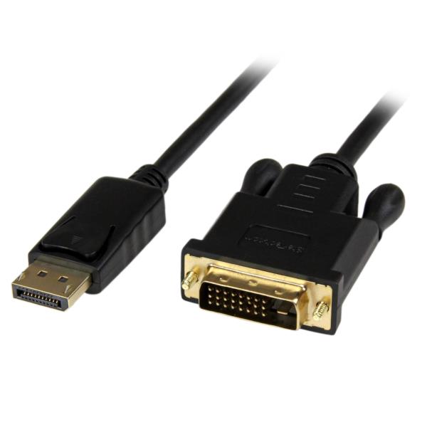 Cable de 1.8m Adaptador Activo de Video Externo DisplayPort a DVI - 2560x1600 - Negro