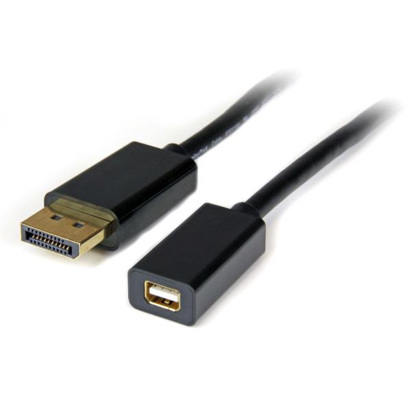 Cable de 91cm Adaptador DisplayPort? a Mini DisplayPort 1.2 4k - Convertidor Macho a Hembra