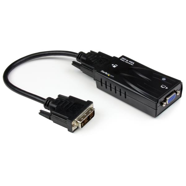 Adaptador Convertidor de Video DVI a VGA - DVI-D a VGA HD15 1920x1200
