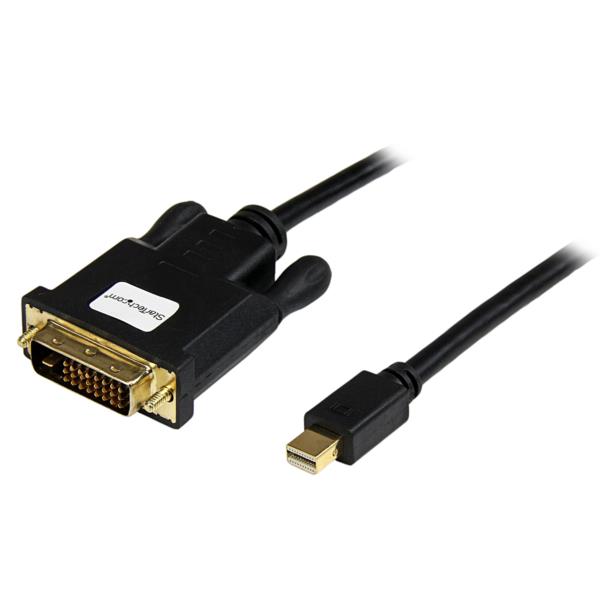 Cable de 91cm Adaptador de Video Mini DisplayPort? a DVI-D - Convertidor Pasivo - 1920x1200 - Negro