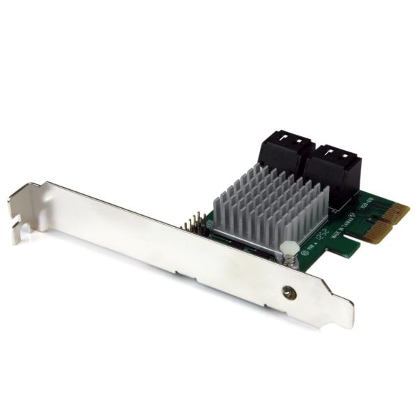 Tarjeta Adaptadora Controladora PCI Express PCI-E SATA 3 III 6Gbps RAID 4 Puertos con HyperDuo