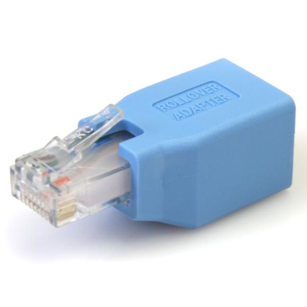 Adaptador Rollover de Consola Cisco para Cable RJ45 Ethernet Macho a Hembra