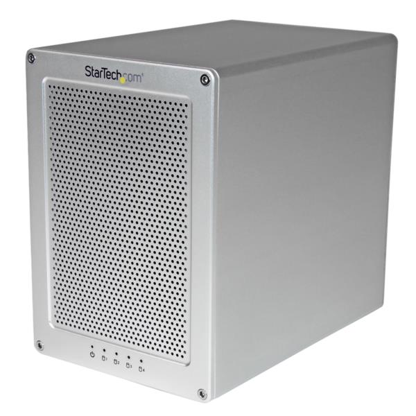 Gabinete Thunderbolt 2? con 4 Bahías RAID de 3.5 Pulgadas - Carcasa con Ventilador y Cable Incluído