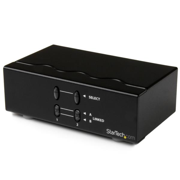 Interruptor VGA  Matrix de 2 Puertos 2x2 de Alta Resolución - Switch Conmutador