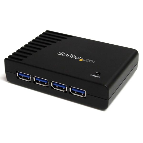 Concentrador Hub USB 3.0 Super Speed de 4 Puertos con Alimentación