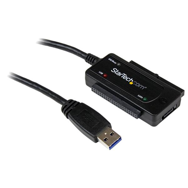 Adaptador Convertidor SATA IDE 2.5 3.5 a USB 3.0 Super Speed para Disco Duro HDD - Serial ATA USB A