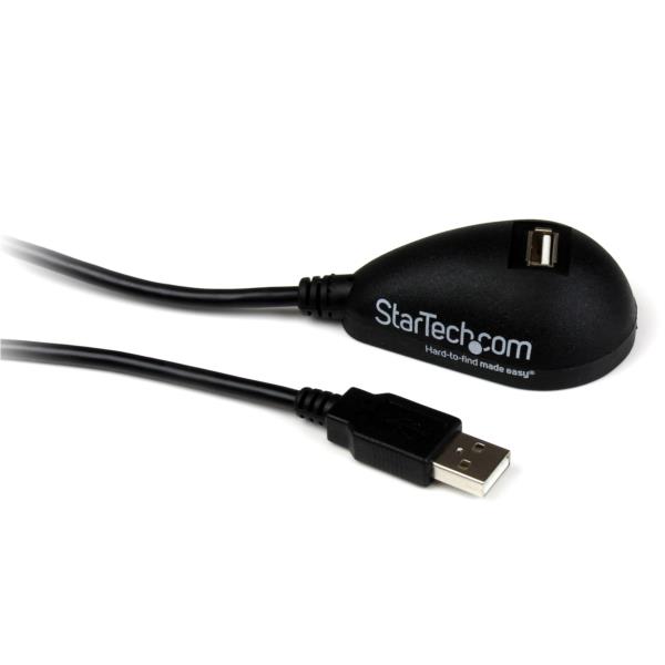 Cable de 1.5m de Extensión USB 2.0 de Escritorio - Macho a Hembra USB A
