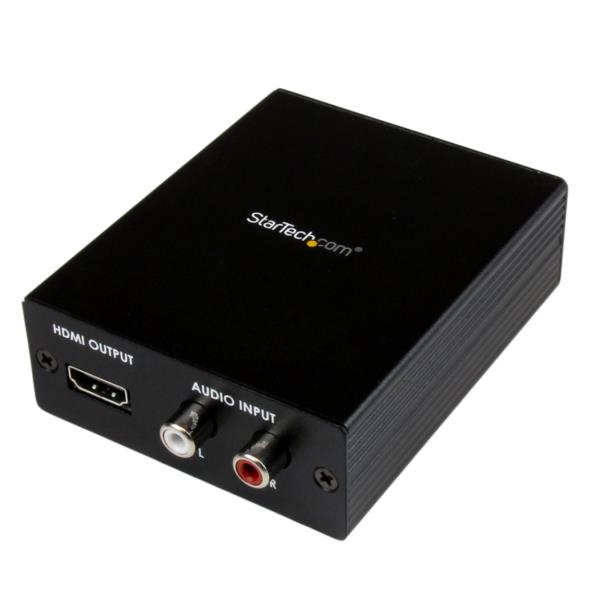 Adaptador Convertidor de VGA, Video por Componentes y Audio RCA a HDMI® - PC a HDTV