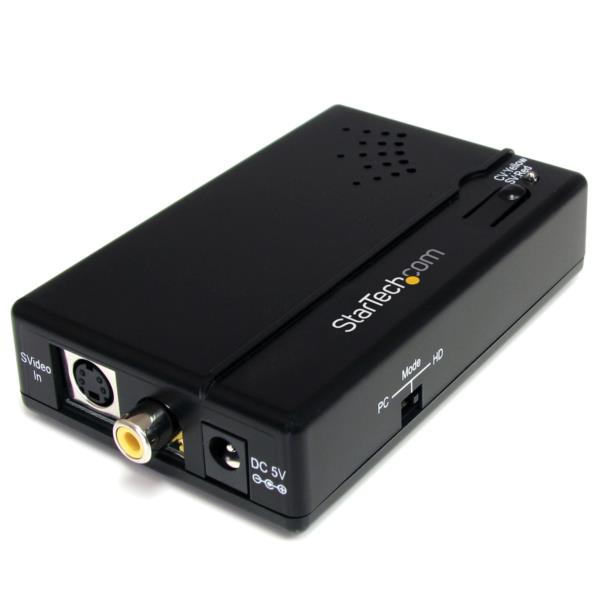 Adaptador Convertidor de Audio y Video Compuesto RCA S-Video a HDMI® - HD 1080p