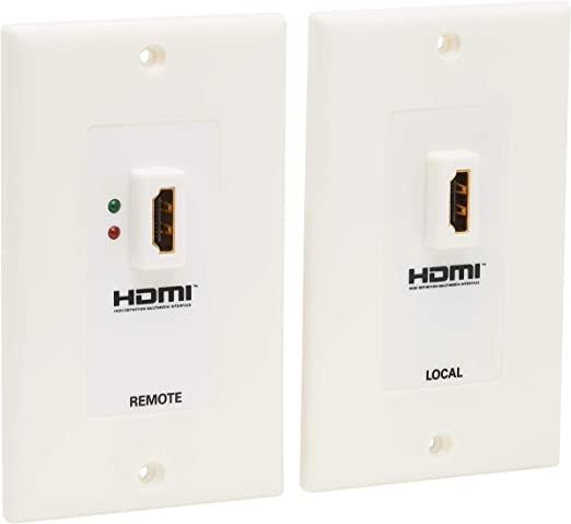 Tripp Lite P167-000 Juego Extensor de Placa de Pared HDMI sobre Cat5/Cat6 Doble