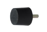 017220-050X040, Conical Rubber Buffers with Threaded Bolt