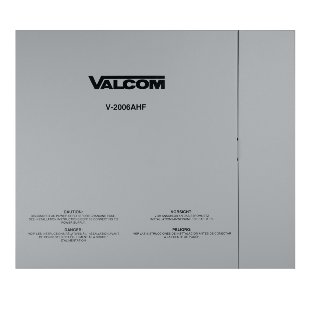 Valcom V-2006AHF Talkback 6 Zone Page Control con potencia incorporada